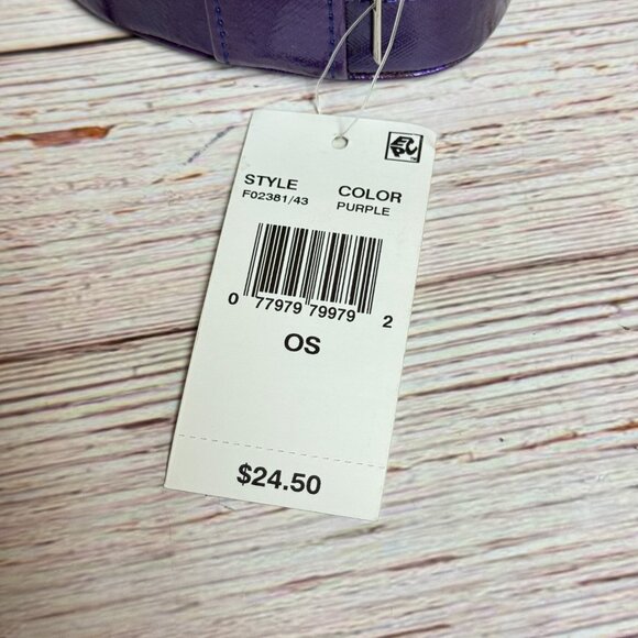 STELLA & MAX Heart Shaped Compact Jewelry Box - Purple - Picture 5 of 5